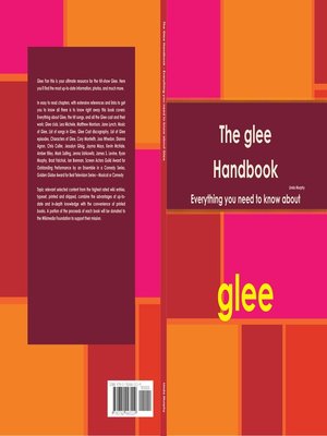 cover image of The Glee Handbook - Everything you need to know about Glee
